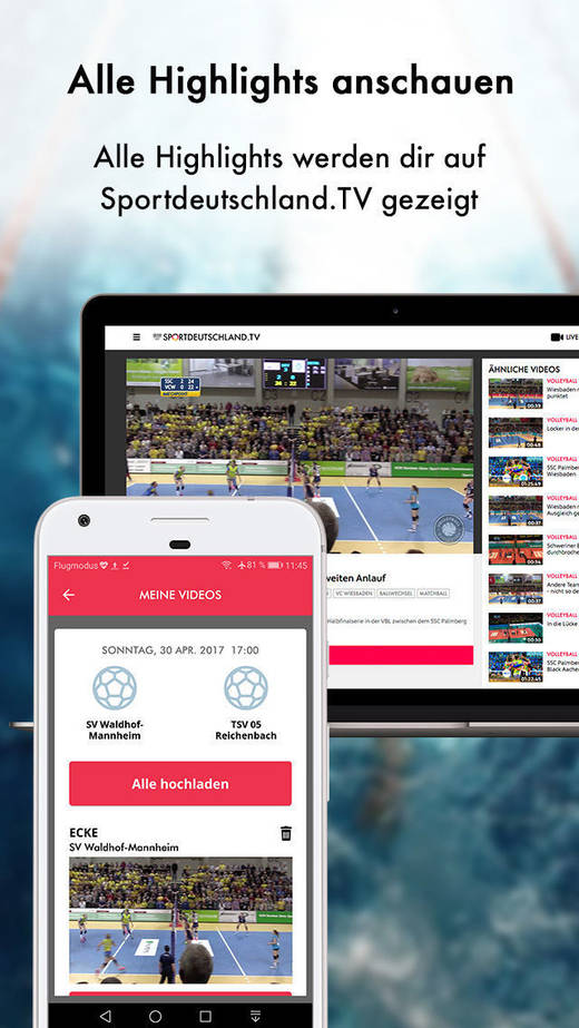 Die "Yousport"-App ist gratis und macht Sportfans das Filmen leicht.