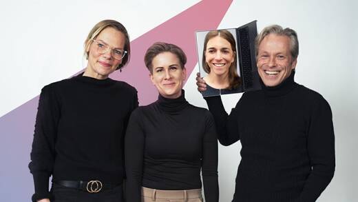 Von links: Katharina Obst, Alexandra Schlegel, Dana Kreidt und Stefan Karl.