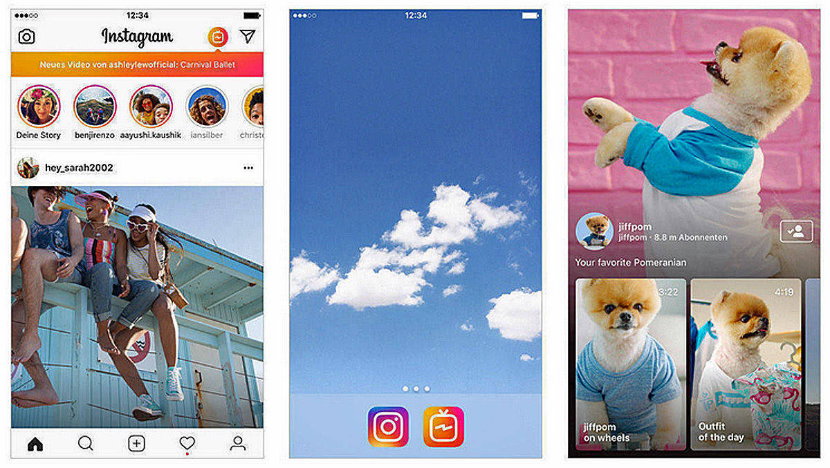 Instagram unterstützt inzwischen sogar 60 Minuten lange Videos - und Bewegtbild kommt beim User an.