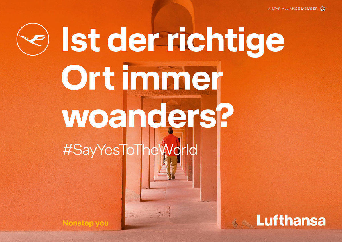 Lufthansa Launcht Grosste Kampagne Der Unternehmensgeschichte W V