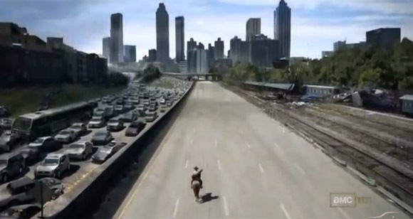 Rick Grimes reitet in Atlanta ein: "The Walking Dead".