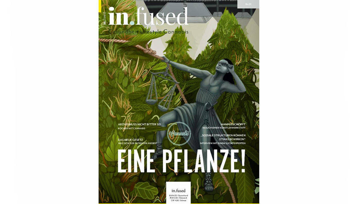 Aus Berlin kommt "Infused", neue Zeitschrift rund um Cannabis - für gesundheitsbewusste Leser.