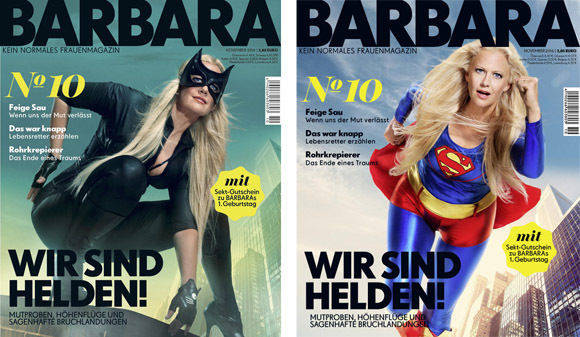 Heldin Barbara Schöneberger und ihr Verlag Gruner + Jahr freuen sich über ein gutes erstes Jahr mit "Barbara".